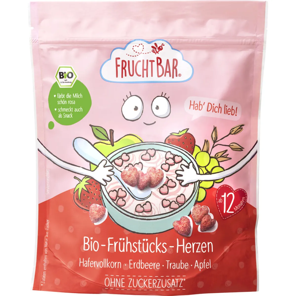 Fruchtbar Bio Frühstücks Herzen 125 g