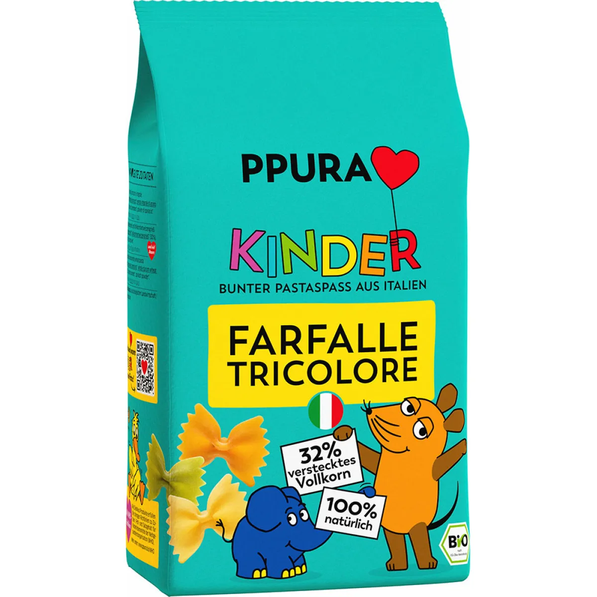 PPURA Kinder Farfalle Tricolore 500 g