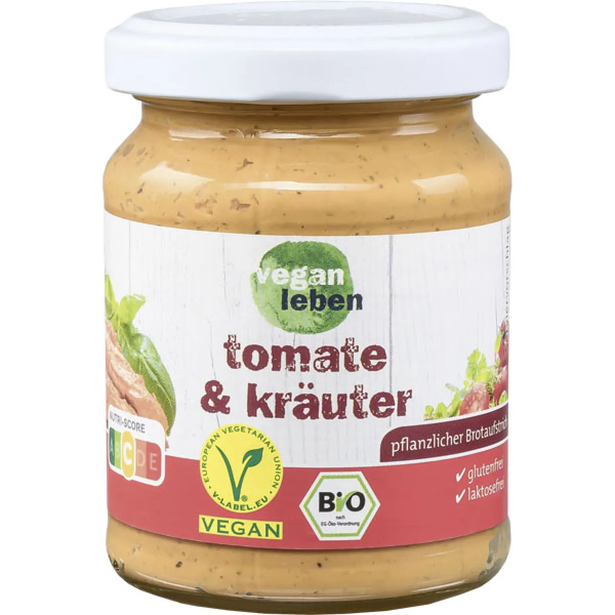vegan leben Brotaufstrich Tomate-Kräuter 125 g