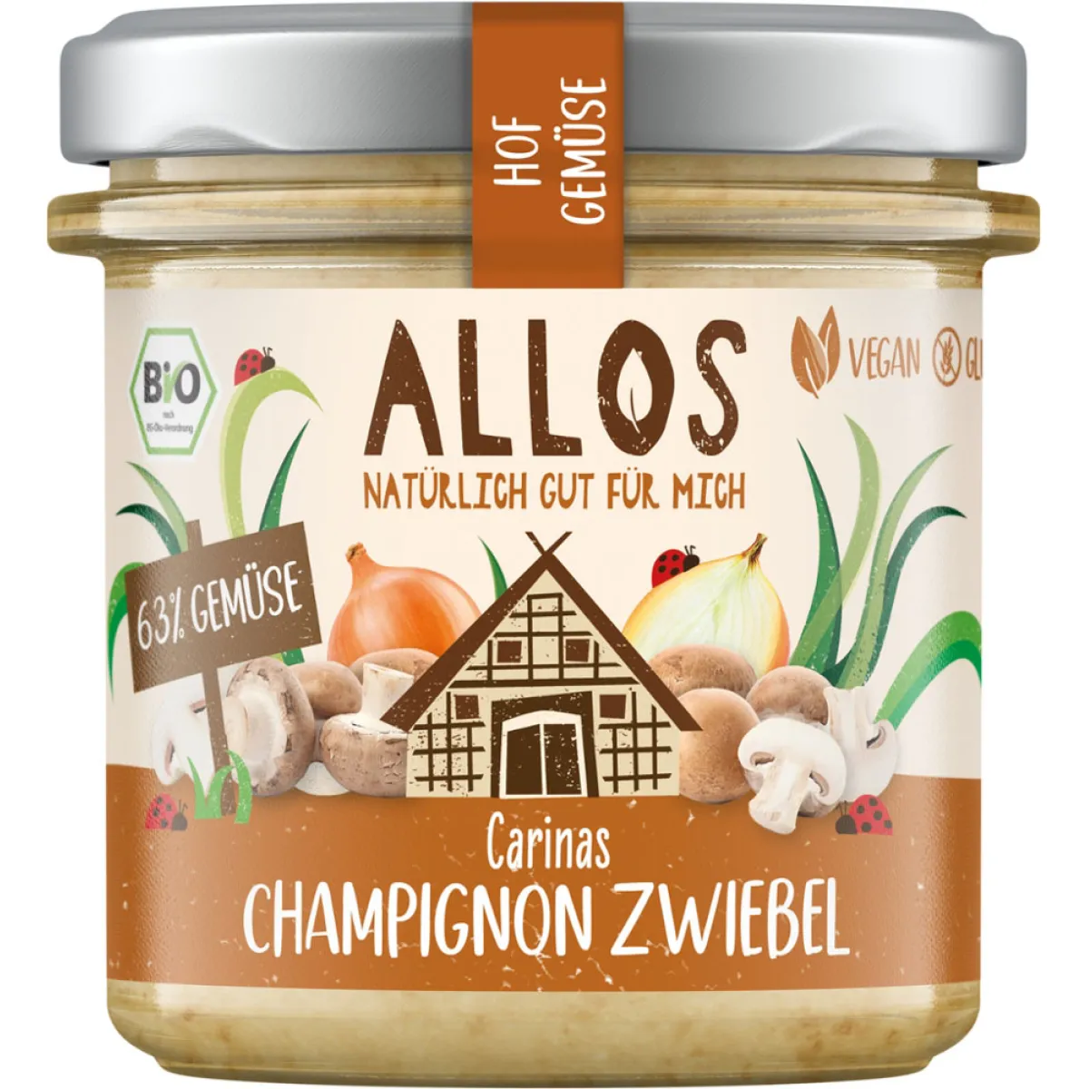 Allos Aufs Brot Champignon Zwiebel 135 g