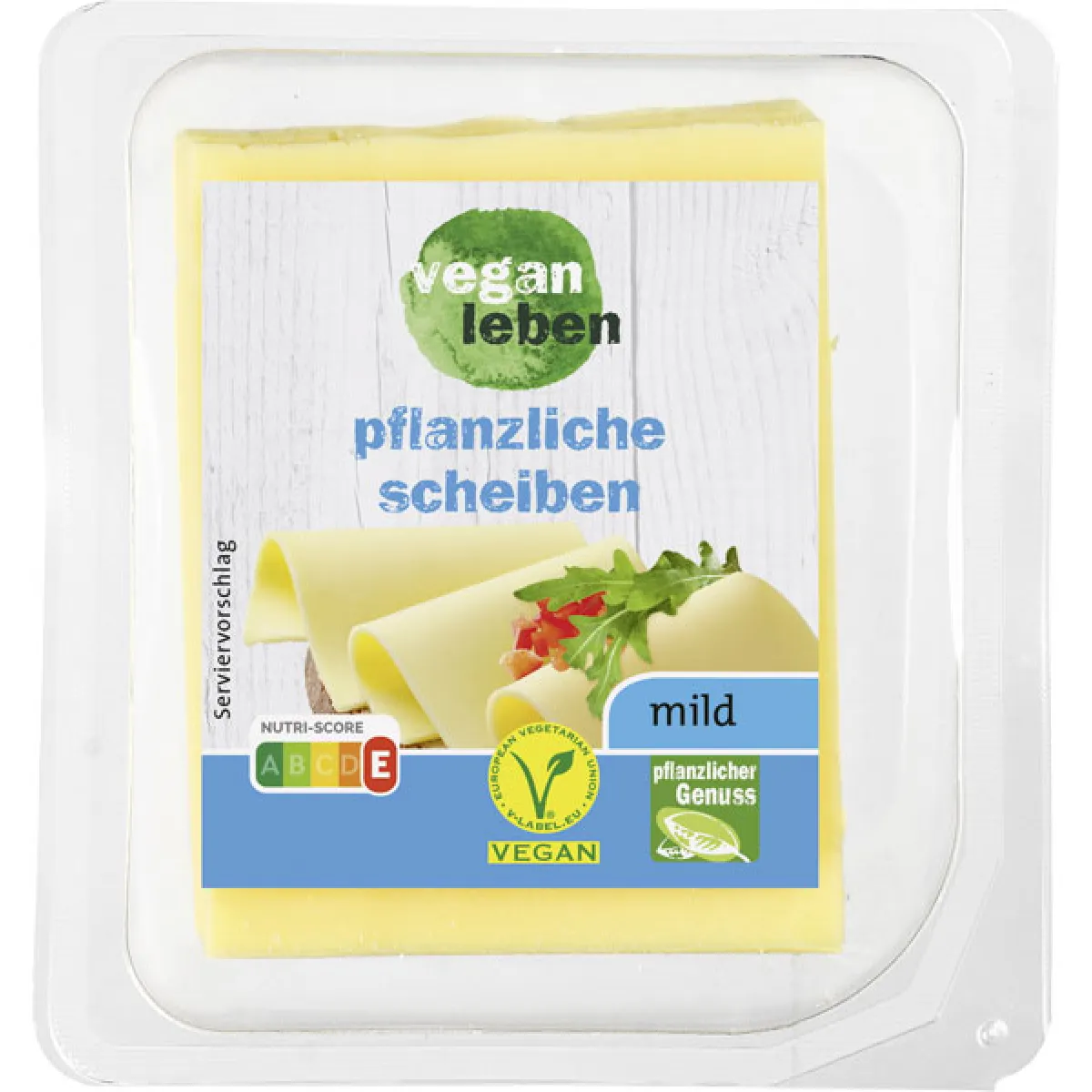 vegan leben Pflanzliche Scheiben mild 75 g