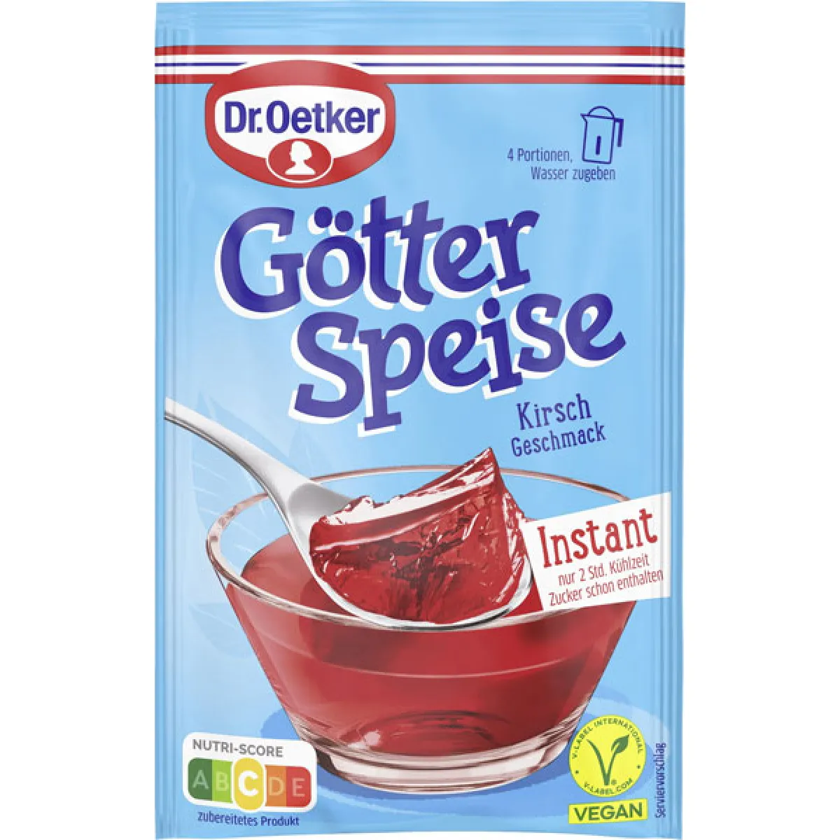 Dr. Oetker Instant Götterspeise Kirsche 100 g