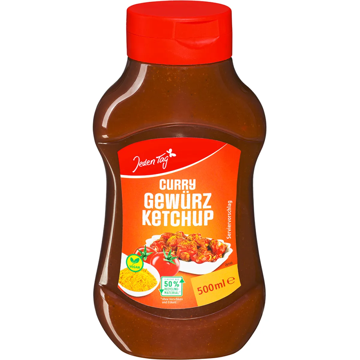Jeden Tag Curry Gewürzketchup 500 ml