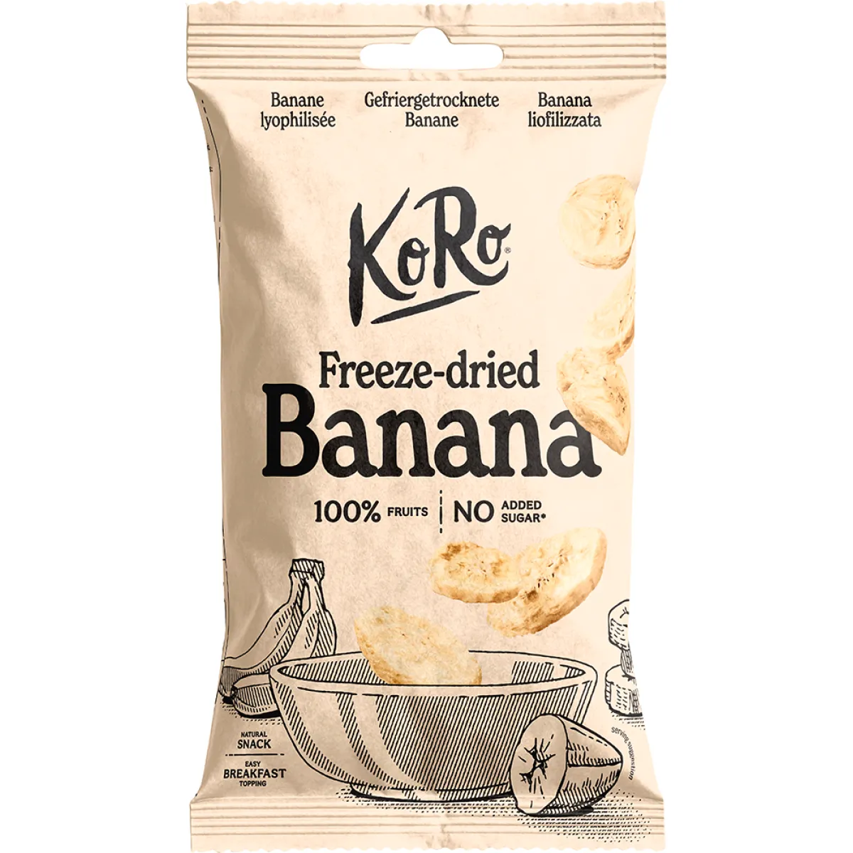 Koro Freeze-dried Banane 45 g