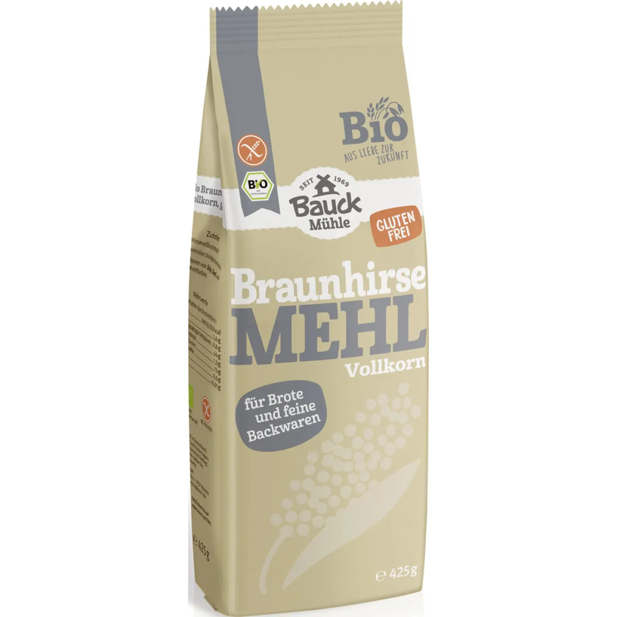 Bauck Mühle Braunhirsemehl 425 g