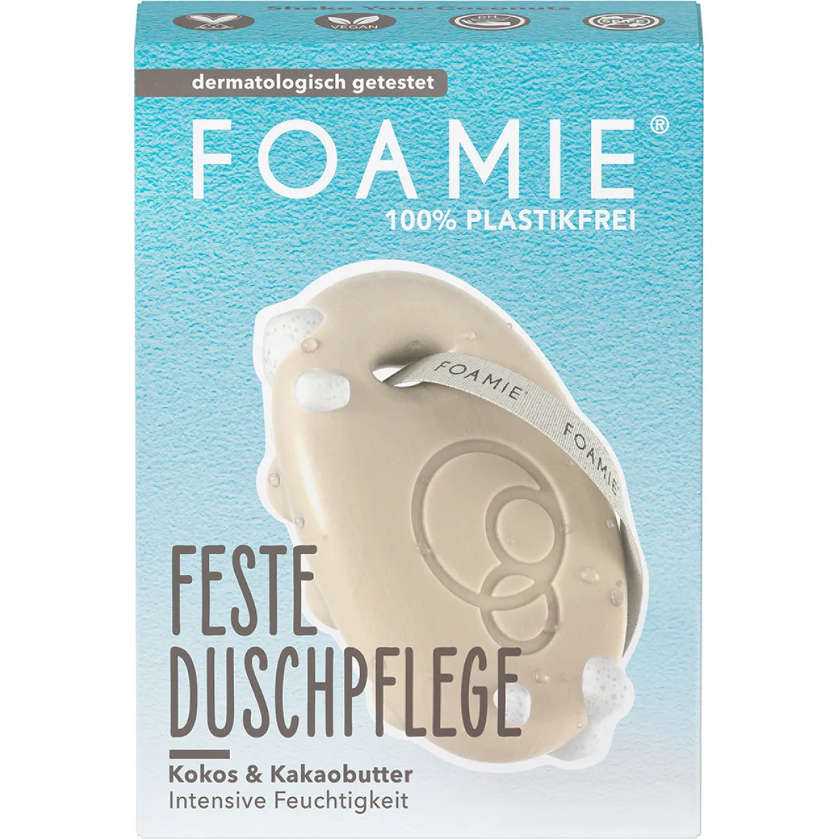Foamie feste Duschpflege Kokos und Kakaobutter 80 g
