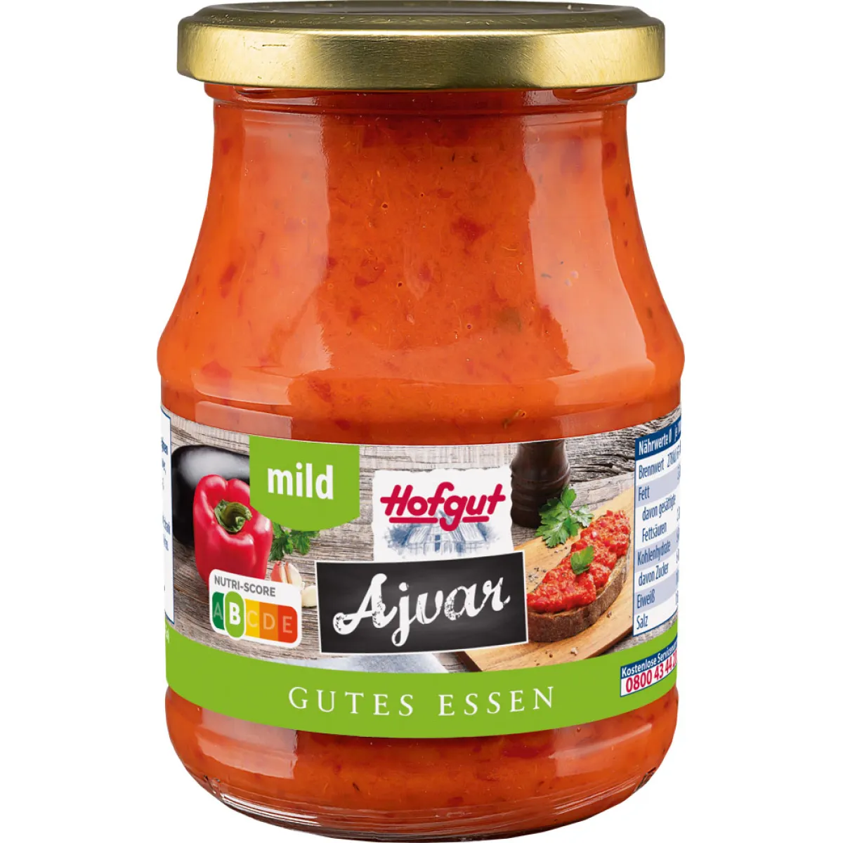 Hofgut Ajvar mild 350 g