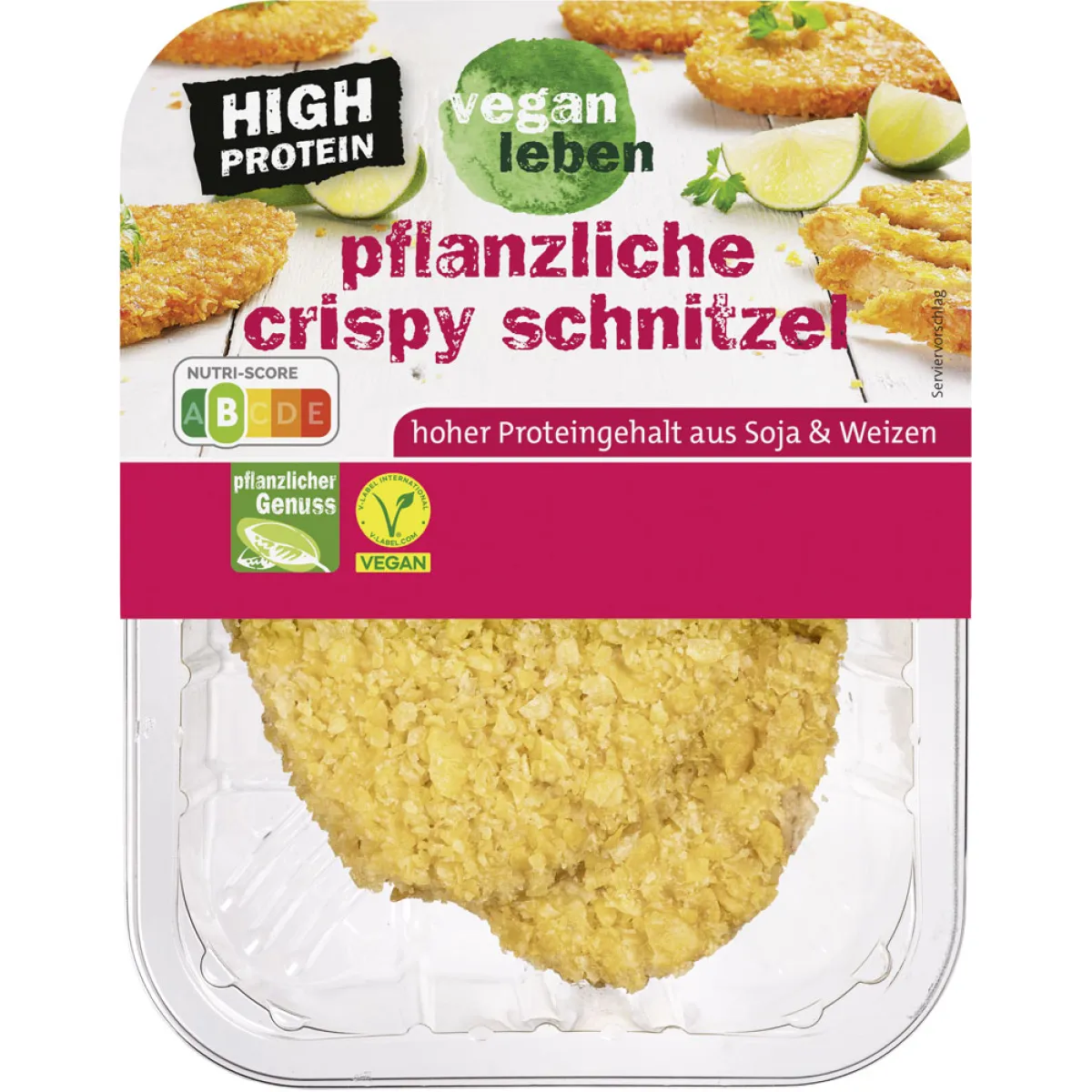 vegan leben Crispy Schnitzel 200 g