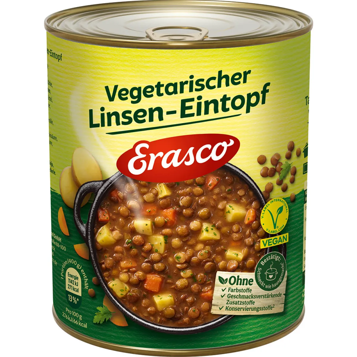 Erasco vegetarischer Linsen-Eintopf 800 g
