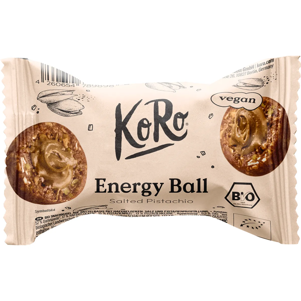 KoRo Energy Ball Salted Pistachio 30 g