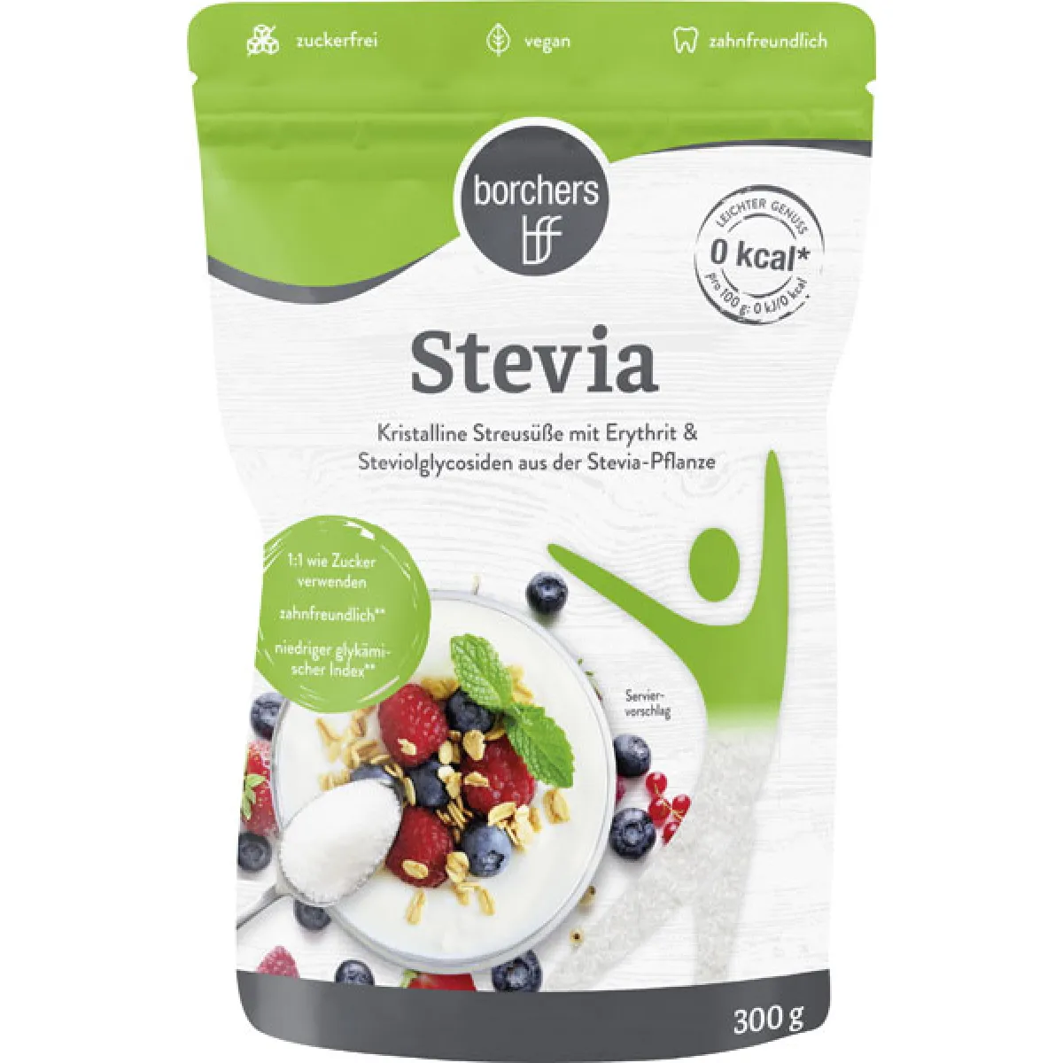 BFF Stevia Kristalline Streusüße 300 g