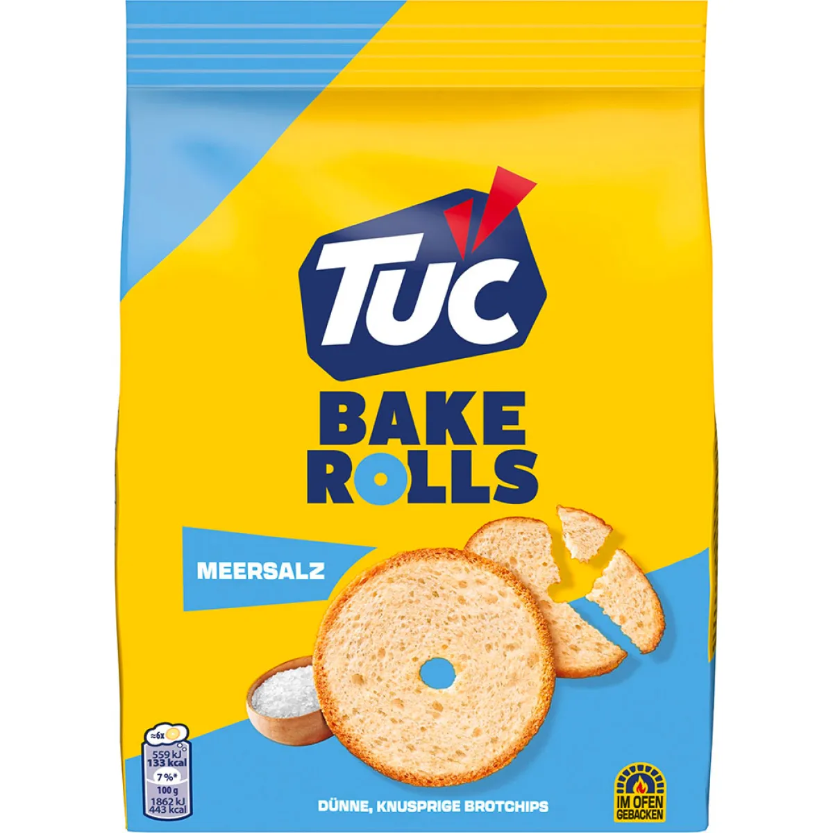 Tuc Bake Rolls Meersalz 150 g