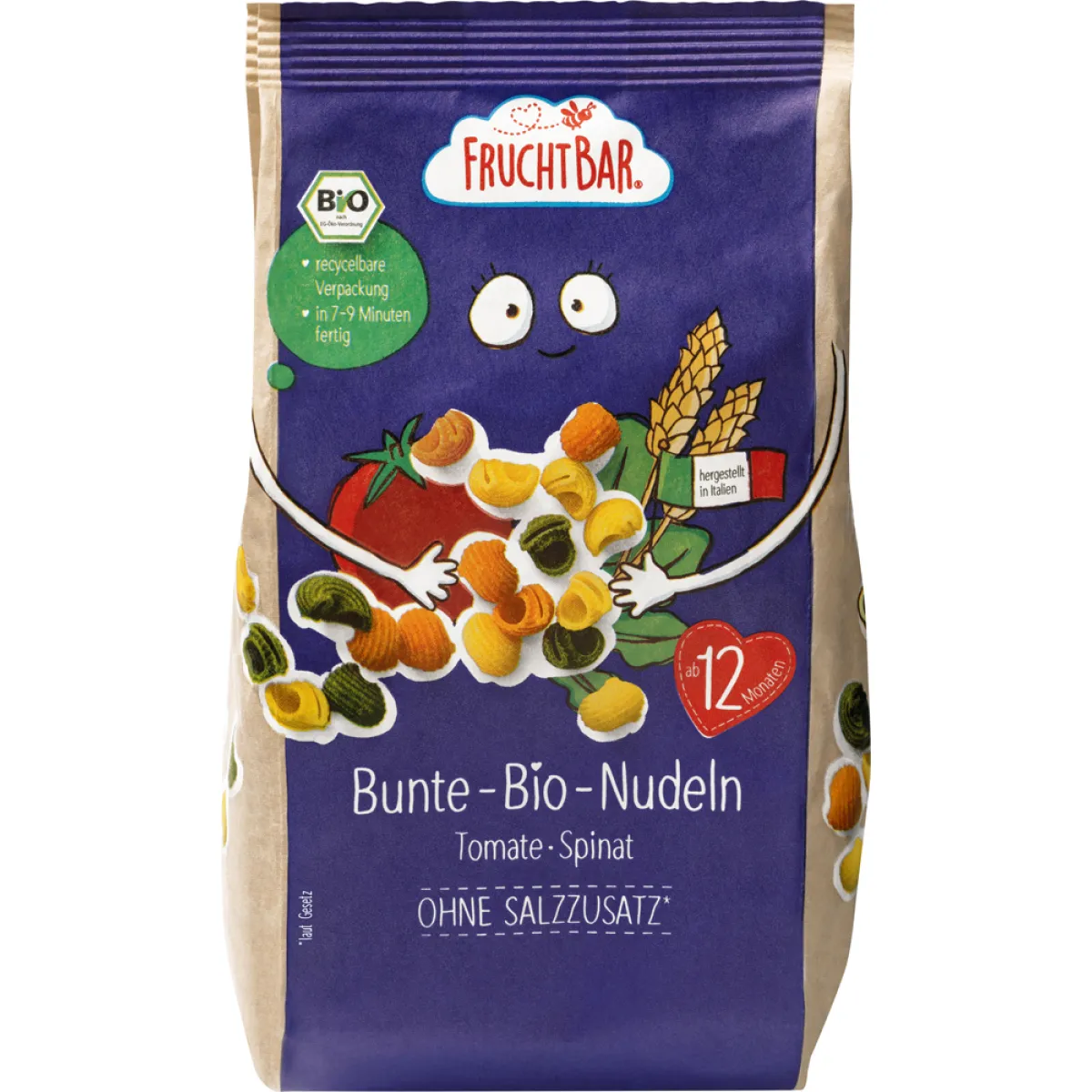 Fruchtbar Bunte-Bio-Nudeln 300 g