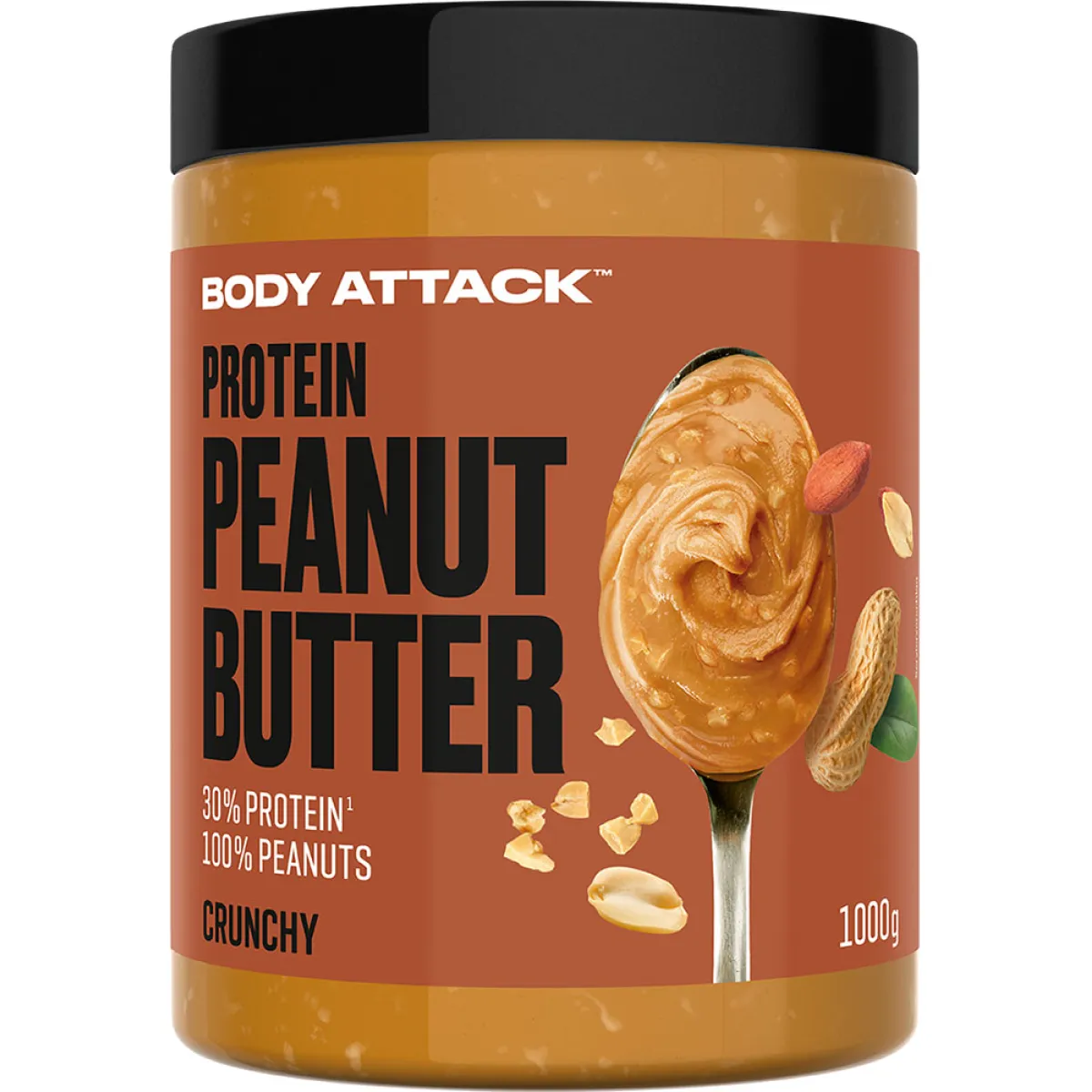 Body Attack Protein Peanut Butter Crunchy 1000 g