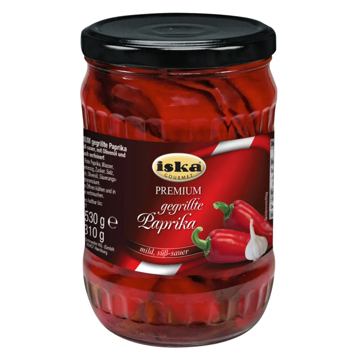 iska gegrillte Paprika 530 g