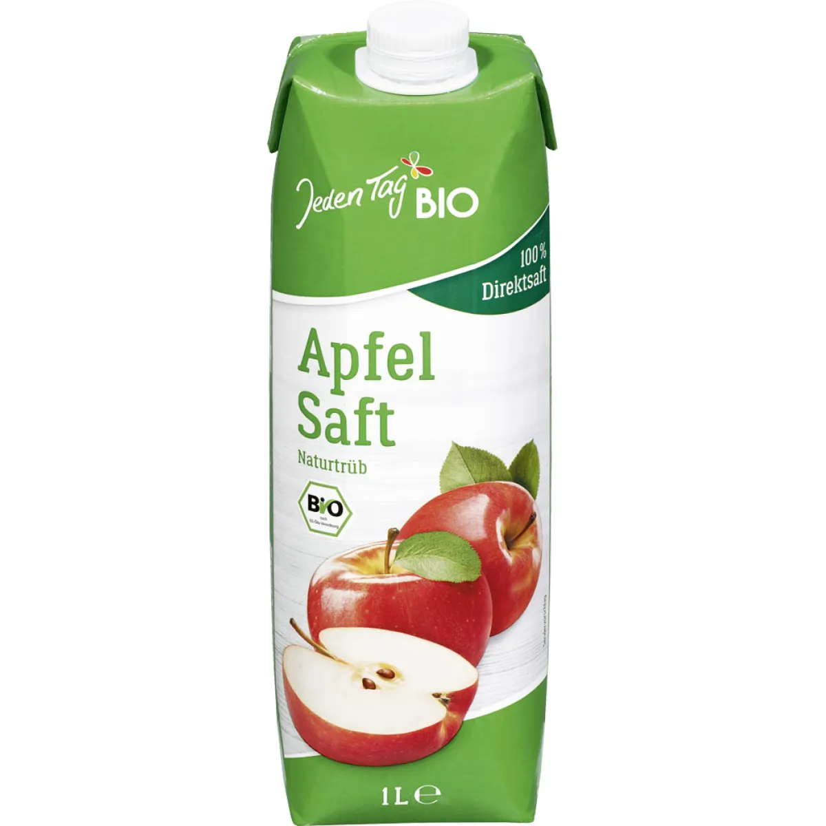 Jeden Tag Bio Apfelsaft Naturtrüb 1 l