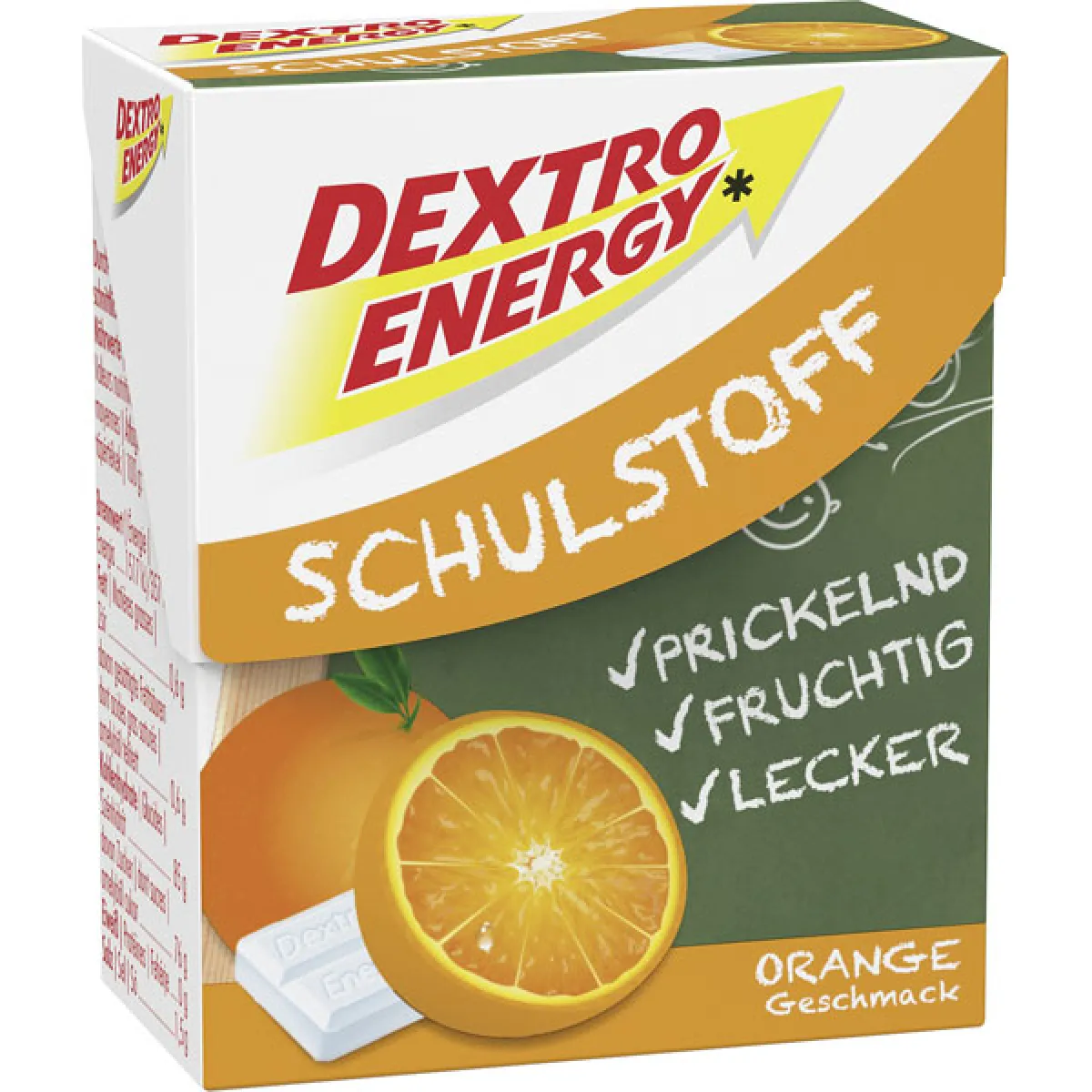 Dextro Energy Schulstoff Orange 50 g