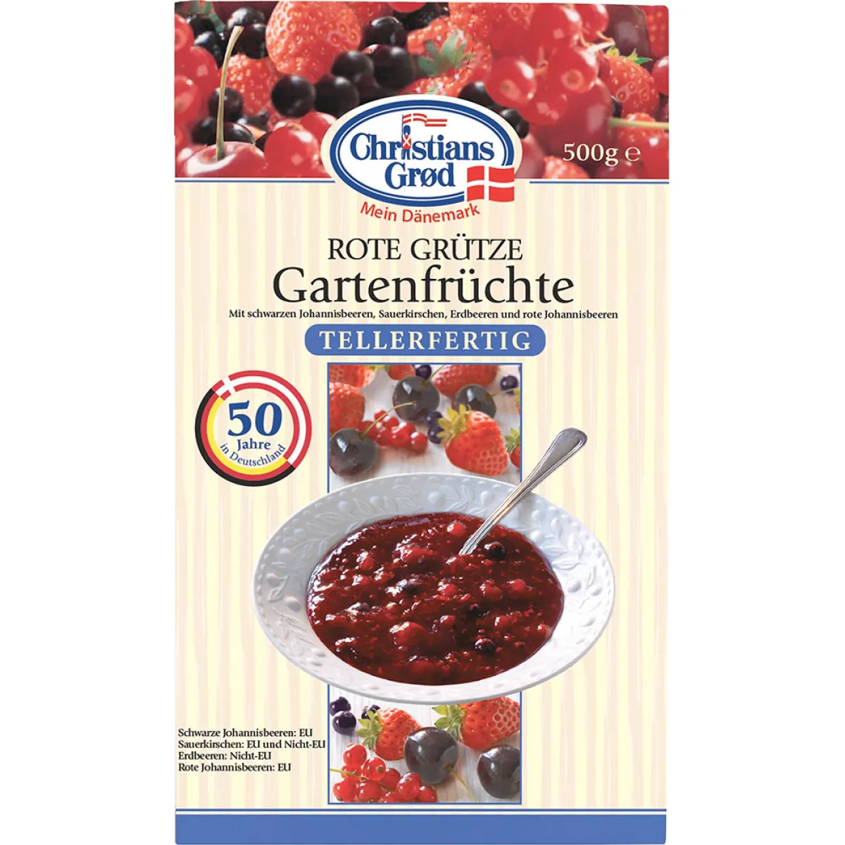Christians Grød Rote Grütze Gartenfrüchte 500 g