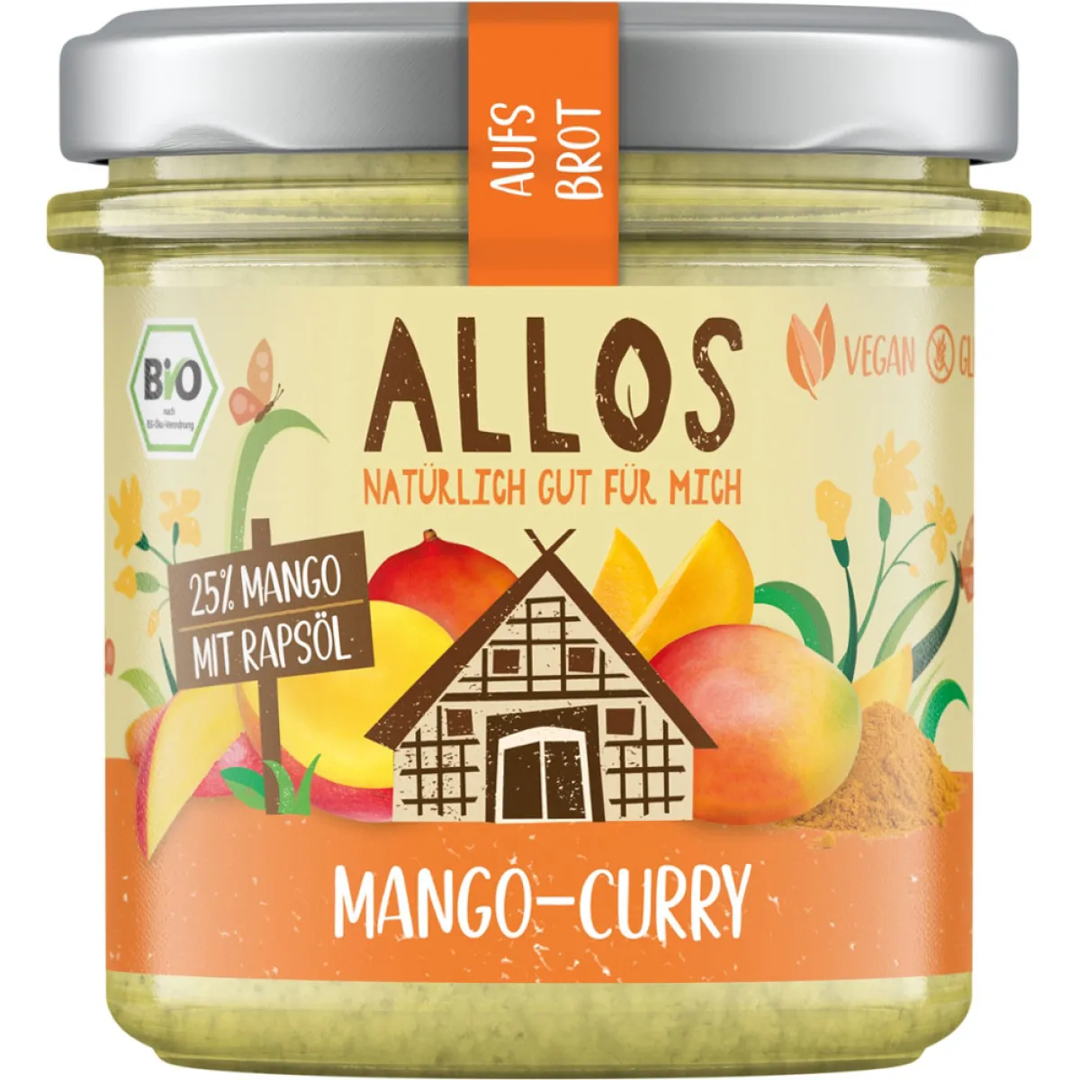 Allos Aufs Brot Mango-Curry 140 g