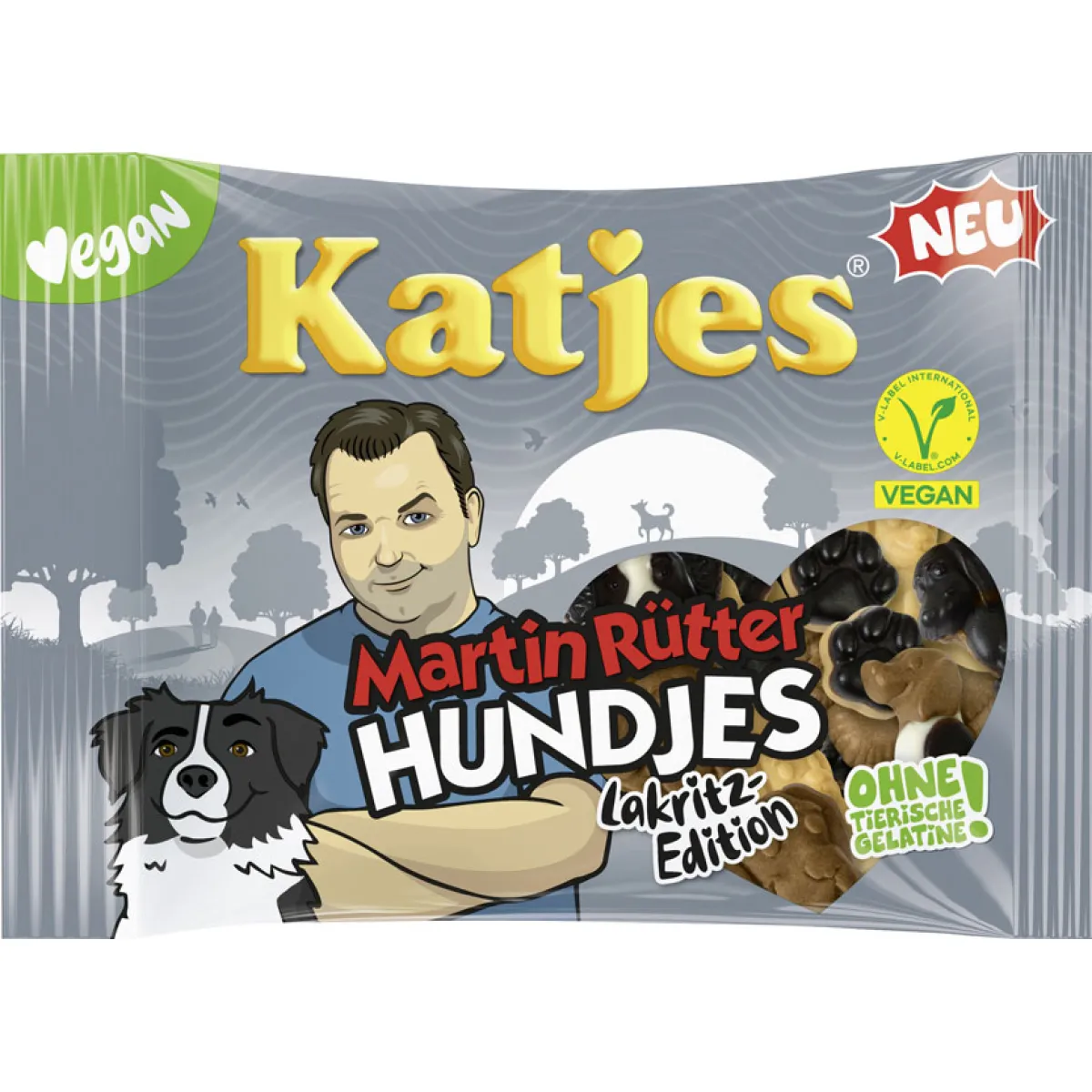 Katjes Martin Rütter Hundjes Lakritz Edition 175 g