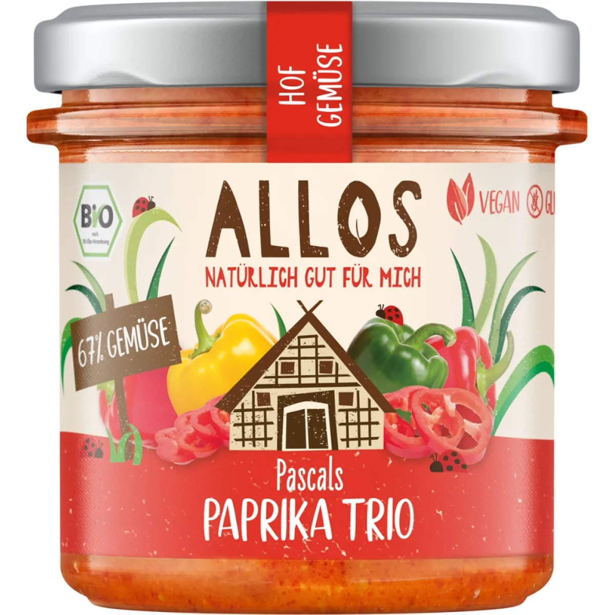 Allos Aufs Brot Paprika Trio 135 g