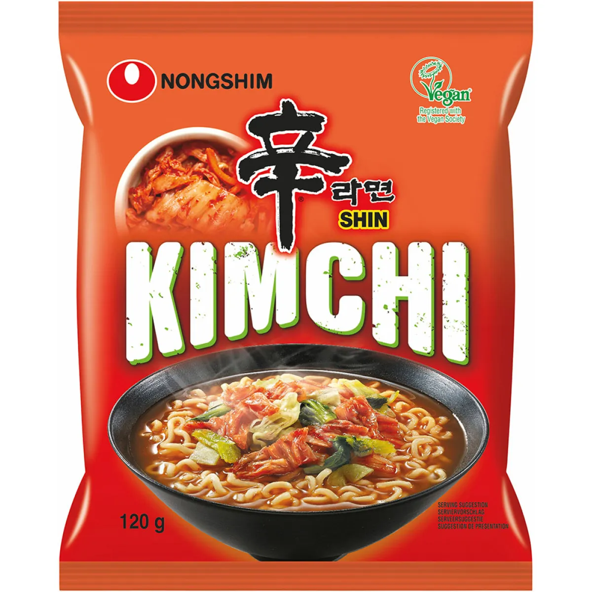Nongshim Instant Nudeln Shin Kimchi 120 g