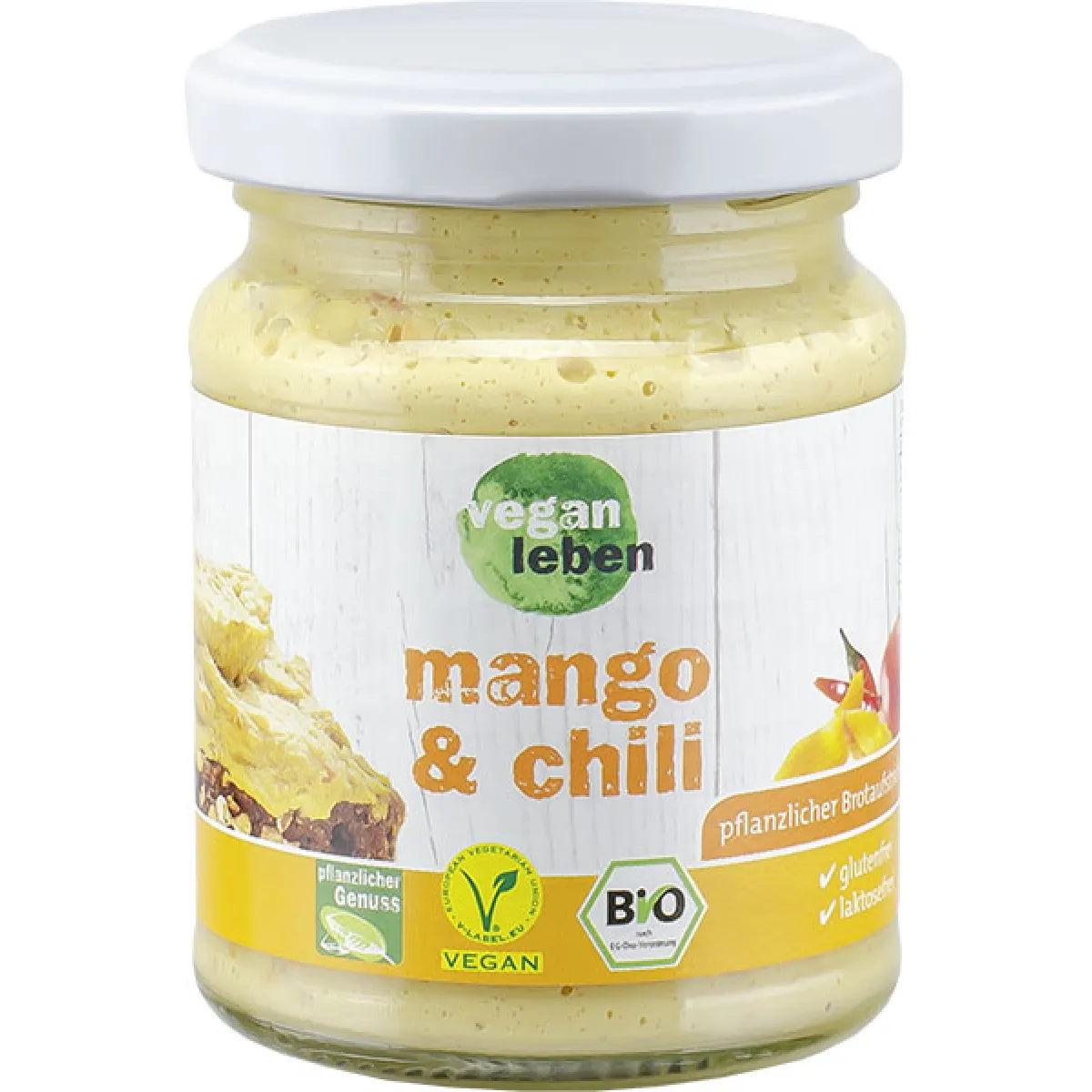 vegan leben Brotaufstrich Mango-Chili 125 g