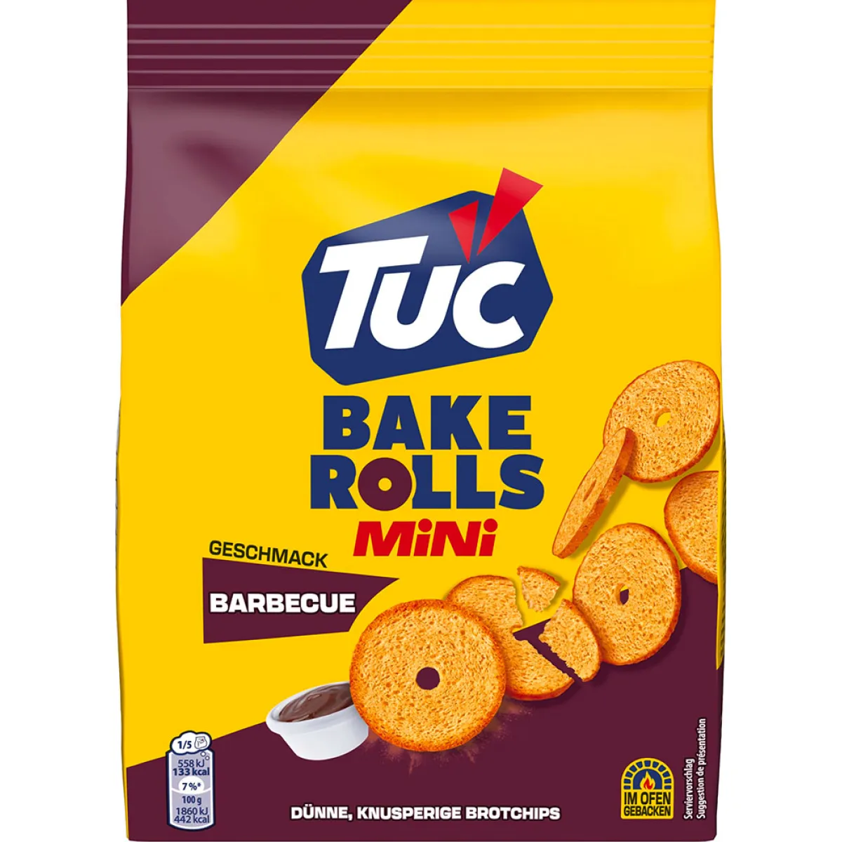 Tuc Bake Rolls Mini Barbecue 150 g