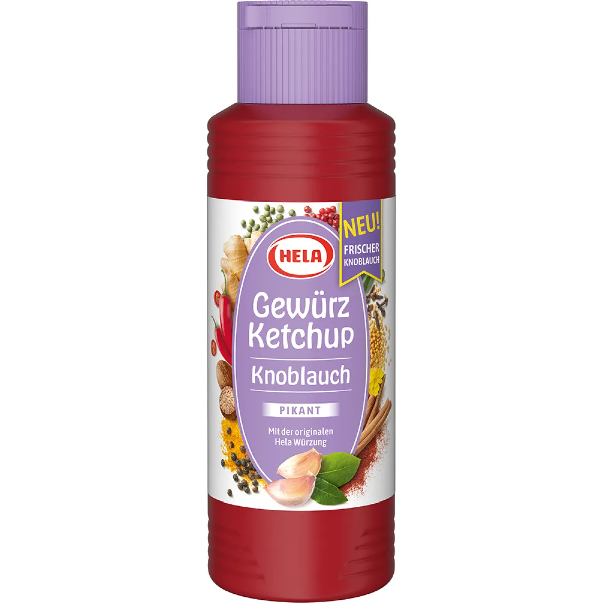 Hela Gewürzketchup Curry Knoblauch 300 ml