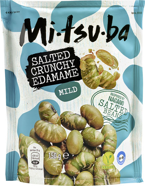 Mitsuba Salted Crunchy Edamame 150 g