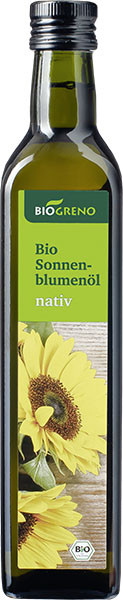 Biogreno Sonnenblumenöl nativ 0,5 l