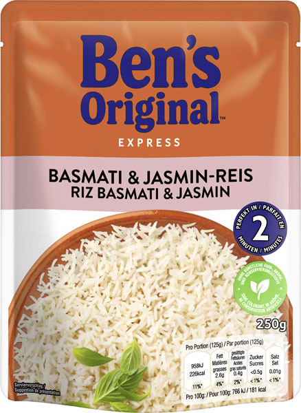 Ben`s Original Express Basmati &amp; Jasmin-Reis 250 g