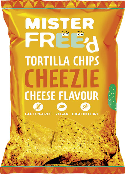 Mister Freed Tortilla Chips Cheese Flavour 135 g