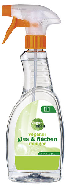vegan leben Glas &amp; Flächen Reiniger 0,5 Liter