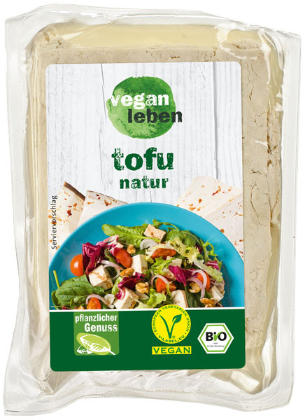 vegan leben Tofu natur 200 g