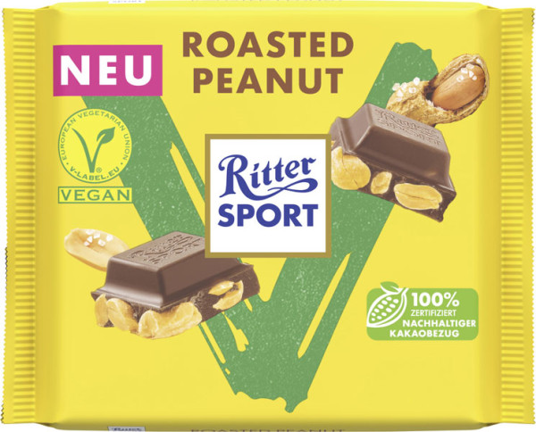 Ritter Sport vegan Roasted Peanut 100 g