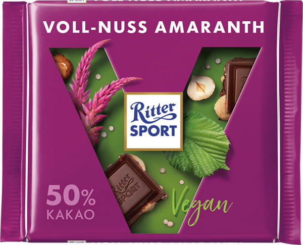 Ritter Sport vegan Voll-Nuss Amaranth 100 g