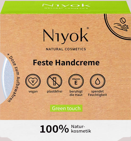 Niyok Feste Handcreme - Green touch 50 g