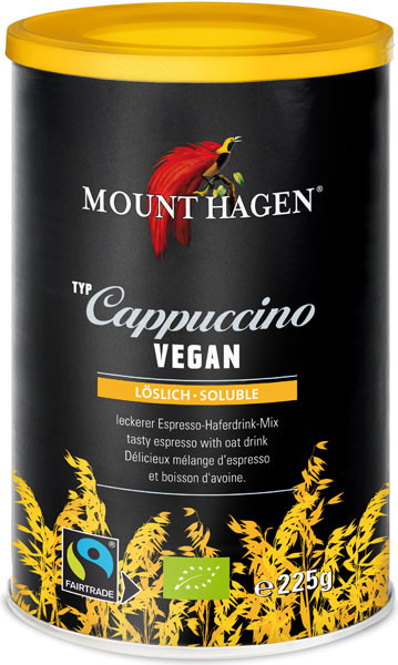 Mount Hagen Bio Cappuccino Vegan 225 g