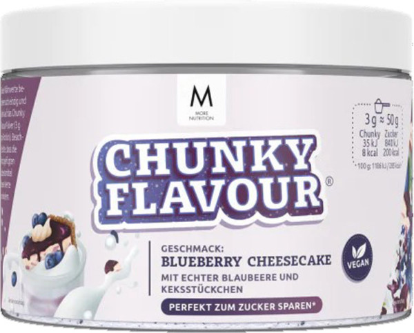 More Nutrition Chunky Flavour Blueberry Cheesecake 250 g