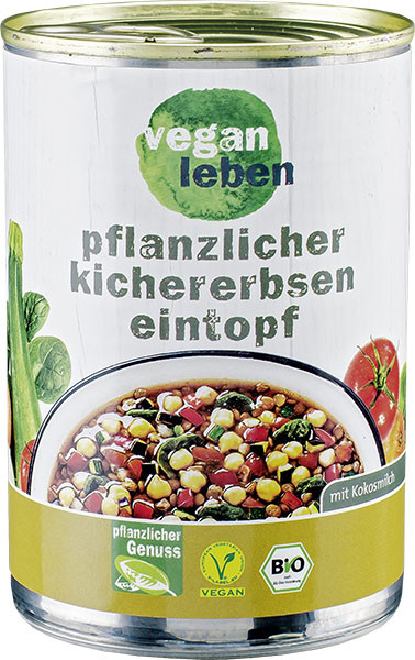 vegan leben Kichererbseneintopf 400 g