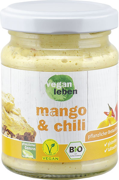 vegan leben Brotaufstrich Mango-Chili 125 g