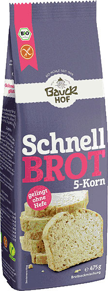 Bauckhof Schnell Brot 5-Korn 475 g