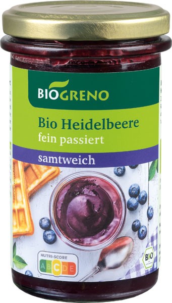Biogreno Bio Fruchtaufstrich Heidelbeere 280g