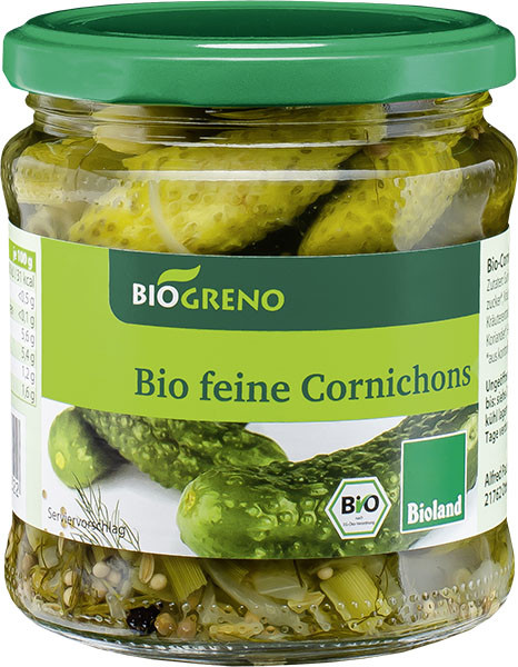 Biogreno Cornichons 330 g