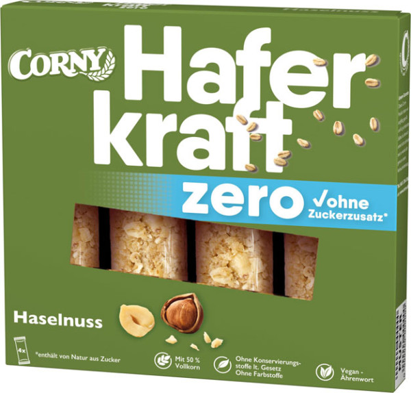 Corny Haferkraft Zero Nuss 140 g