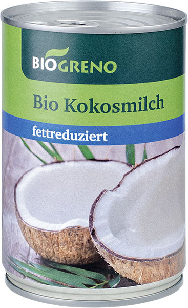 Biogreno Kokosmilch fettreduziert 400 ml