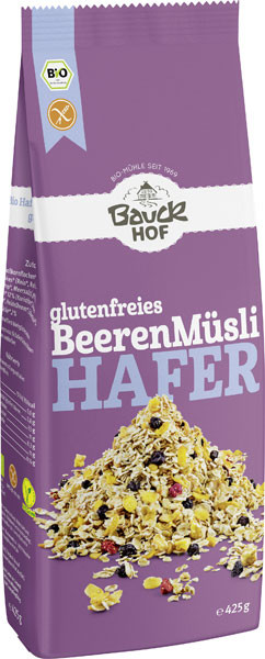 Bauckhof Hafermüsli mit Beeren 425 g