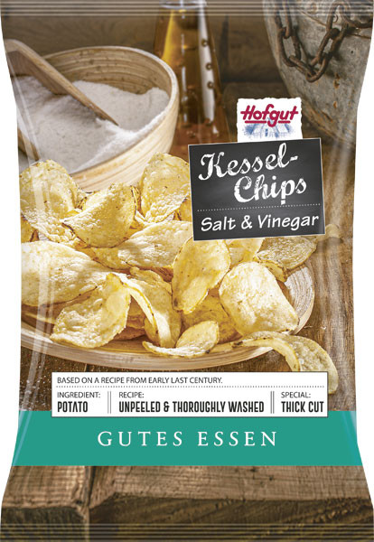 Hofgut Kesselchips Salt & Vinegar 150 g