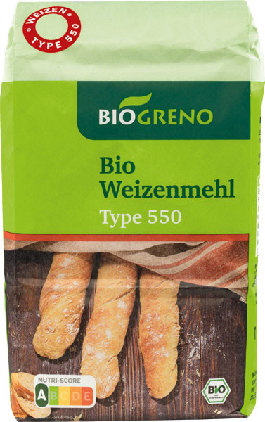 Biogreno Weizenmehl Type 550 1 kg